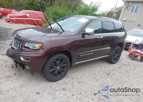 2014 Jeep Grand Cherokee Summit из США, поврежденный, VIN 1C4RJFJT0EC392175